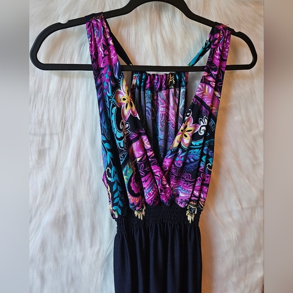 Beaches Sweeping Summer Romance Maxi Dress w/ Elastic Waist - Picture 2 of 7